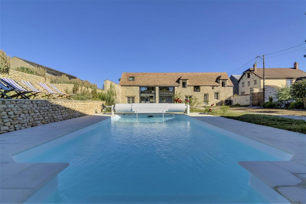 Incroyable Villa A Amponville Avec Piscine Privee. Exterior foto